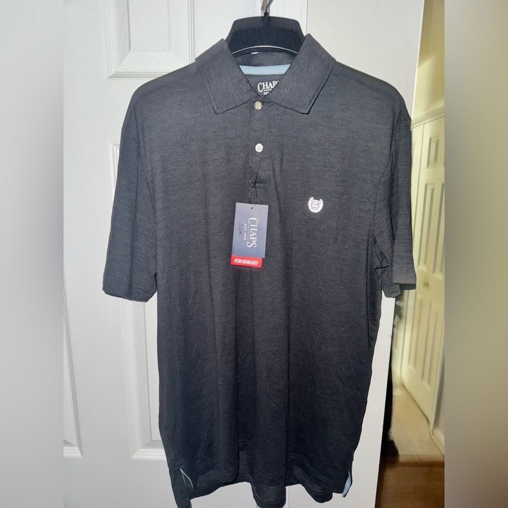 Chaps Men's Polo Shirt - Dry Fit Performance Short Sleeve Golf Polo Shirt Medium